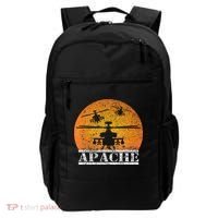 Apache Helicopter AH64 Attack Helicopters Pilot Sunset Backpack thumb 0