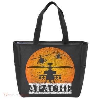 Apache Helicopter AH64 Attack Helicopters Pilot Sunset Tote Bag