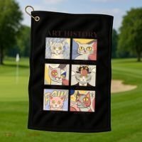 Art History Golf Towel thumb 1