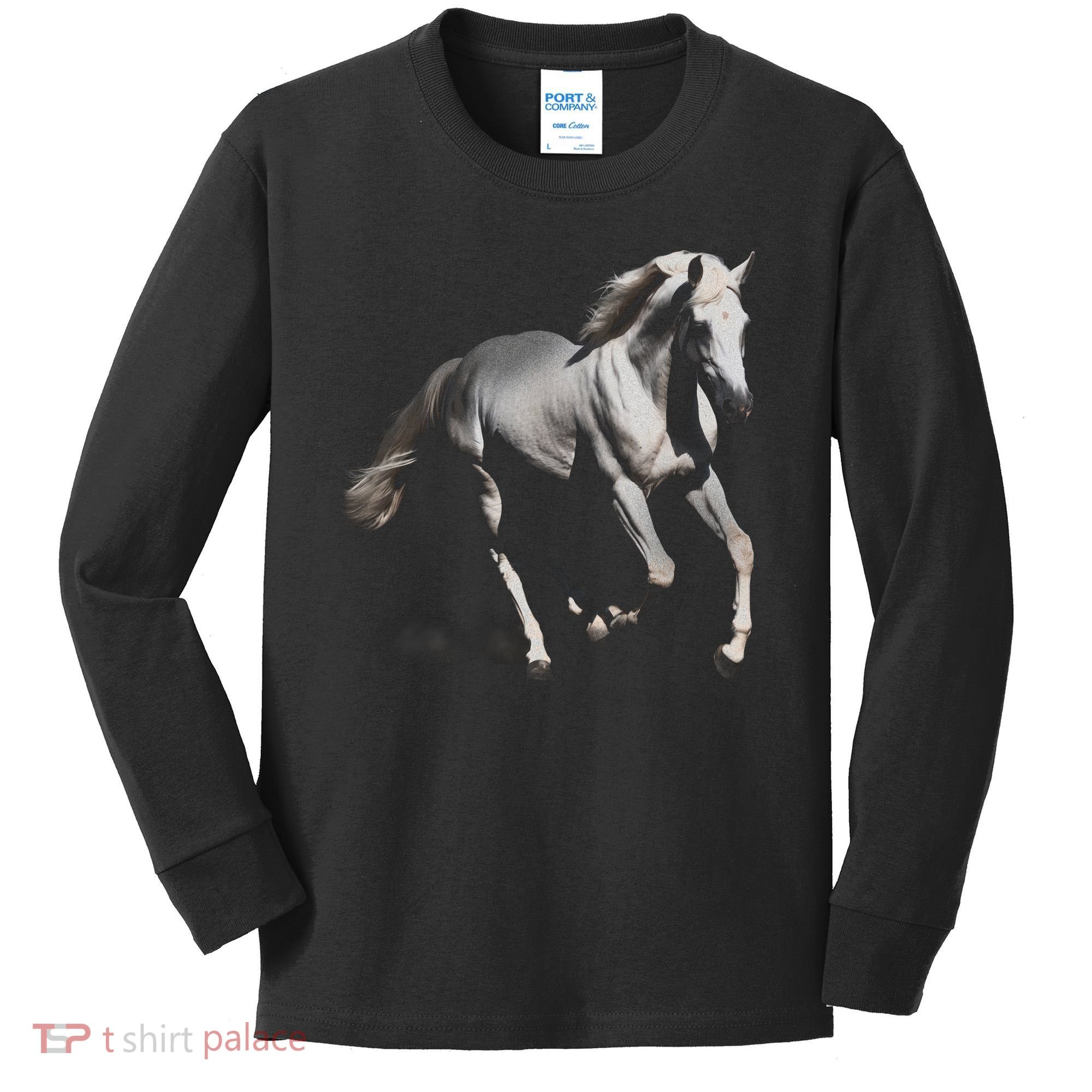 Arabian Horse Kids Long Sleeve Shirt