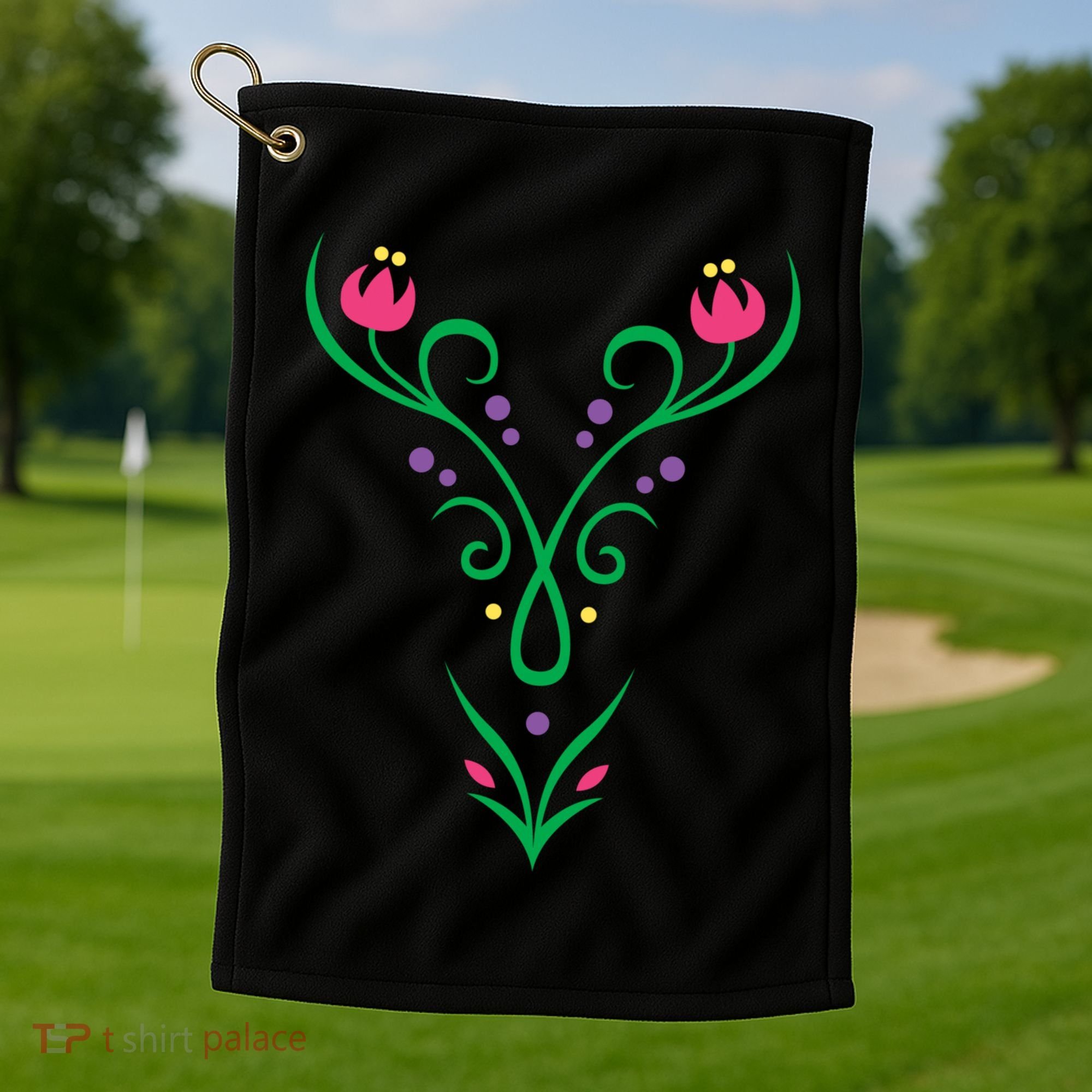 Adventurous Heroine Golf Towel
