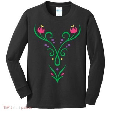 Adventurous Heroine Kids Long Sleeve Shirt