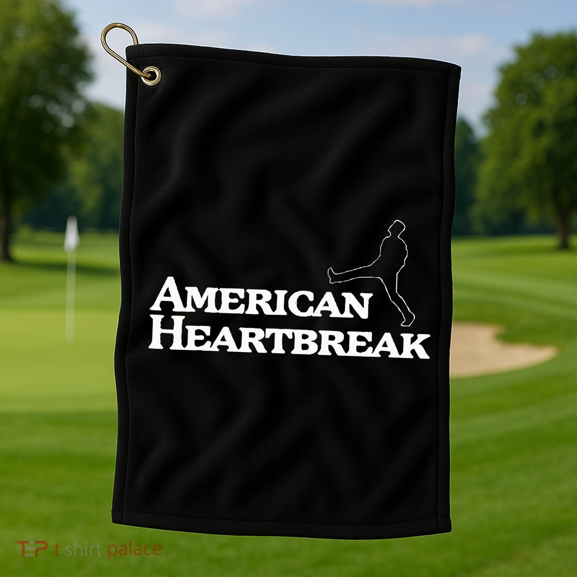 American Heartbreak Golf Towel