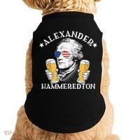 Alexander Hammeredton Alexander Hamilton Beer Drinking Party Doggie Tank thumb 0