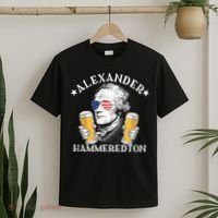 Alexander Hammeredton Alexander Hamilton Beer Drinking Party T-Shirt thumb 2