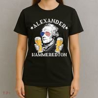 Alexander Hammeredton Alexander Hamilton Beer Drinking Party T-Shirt thumb 4