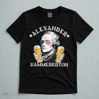 Alexander Hammeredton Alexander Hamilton Beer Drinking Party T-Shirt thumb 5