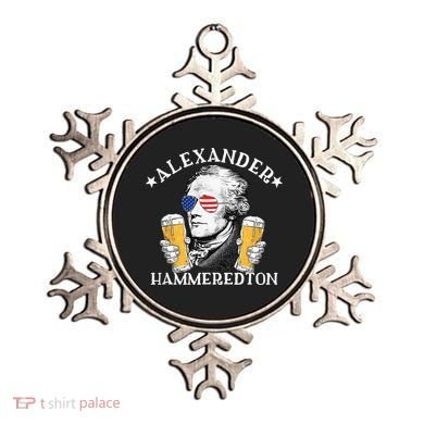 Alexander Hammeredton Alexander Hamilton Beer Drinking Party Ornament