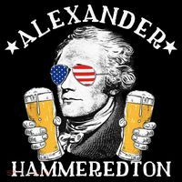 Alexander Hammeredton Alexander Hamilton Beer Drinking Party Ornament thumb 1