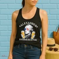 Alexander Hammeredton Alexander Hamilton Beer Drinking Party Women's Tank Top thumb 2