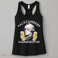 Alexander Hammeredton Alexander Hamilton Beer Drinking Party Women's Tank Top thumb 3