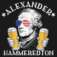 Alexander Hammeredton Alexander Hamilton Beer Drinking Party Women's Tank Top thumb 5
