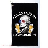 Alexander Hammeredton Alexander Hamilton Beer Drinking Party Golf Towel thumb 0