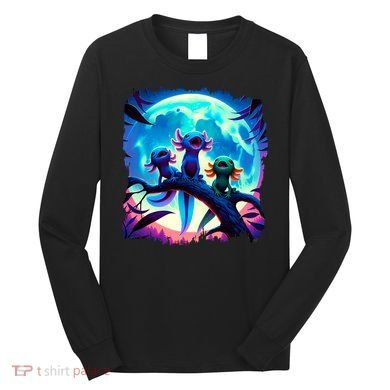 Axolotls Howl At Moon Axolotl Owner Long Sleeve Shirt