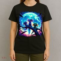 Axolotls Howl At Moon Axolotl Owner T-Shirt thumb 4