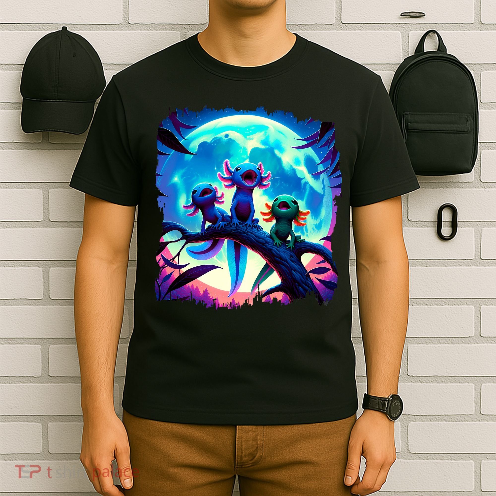 Axolotls Howl At Moon Axolotl Owner T-Shirt