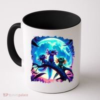 Axolotls Howl At Moon Axolotl Owner Coffee Mug thumb 0