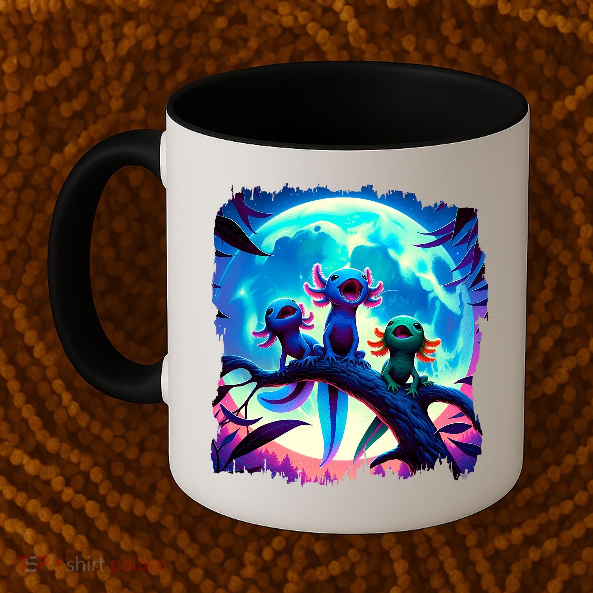 Axolotls Howl At Moon Axolotl Owner Coffee Mug