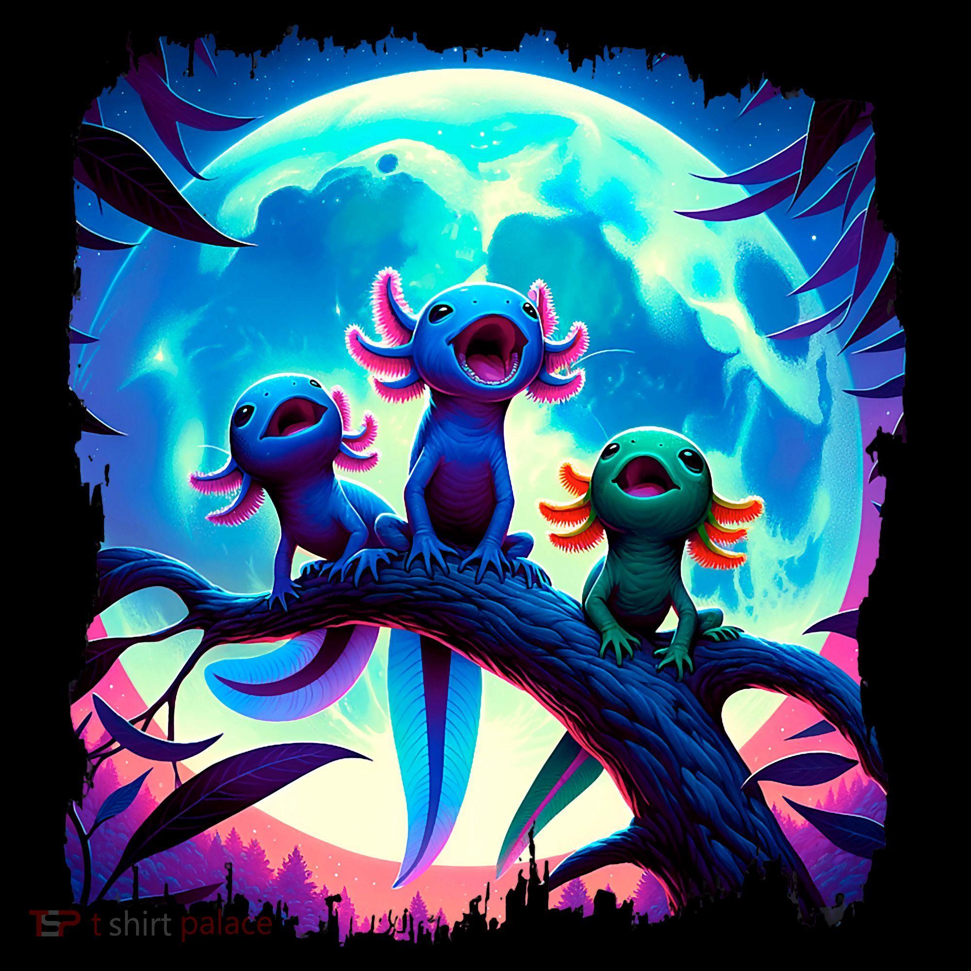 Axolotls Howl At Moon Axolotl Owner Women's Hoodie