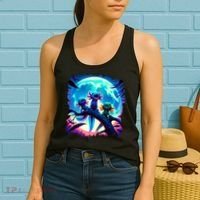 Axolotls Howl At Moon Axolotl Owner Women's Tank Top thumb 2