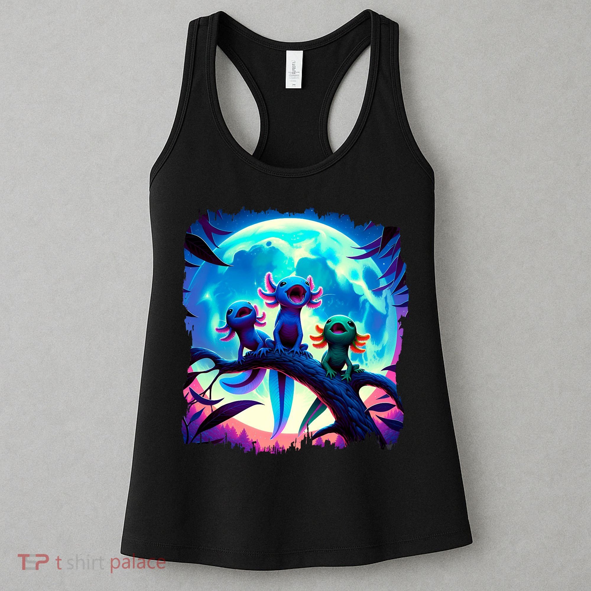 Axolotls Howl At Moon Axolotl Owner Women's Tank Top
