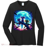Axolotls Howl At Moon Axolotl Owner Women's Long Sleeve Shirt thumb 0