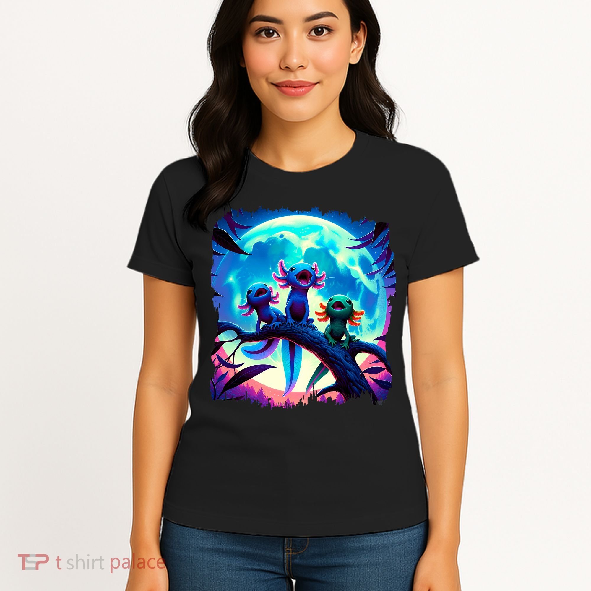 Axolotls Howl At Moon Axolotl Owner Women's T-Shirt