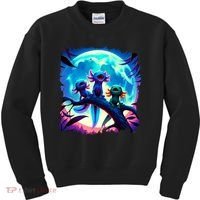 Axolotls Howl At Moon Axolotl Owner Kids Sweatshirt thumb 0