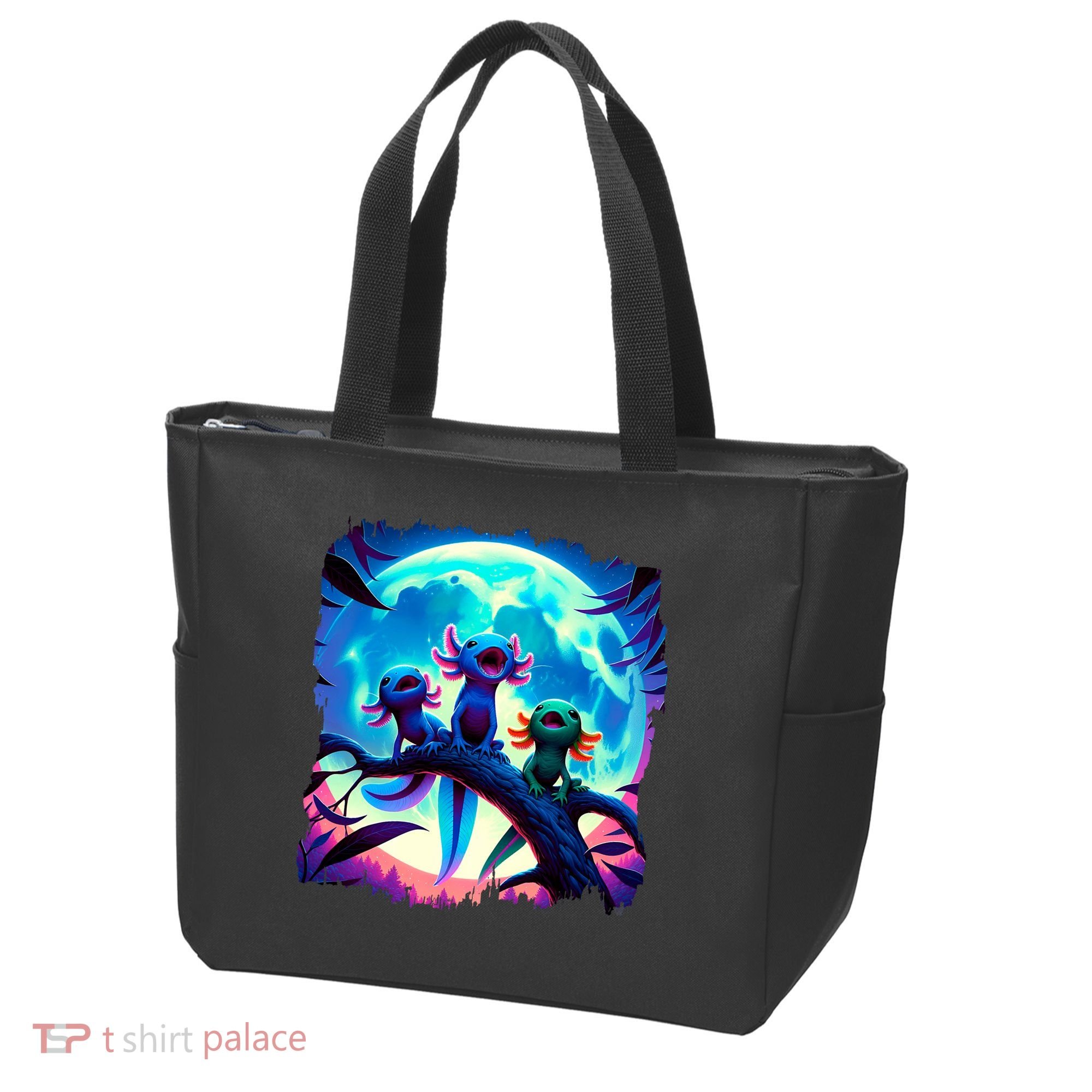 Axolotls Howl At Moon Axolotl Owner Tote Bag