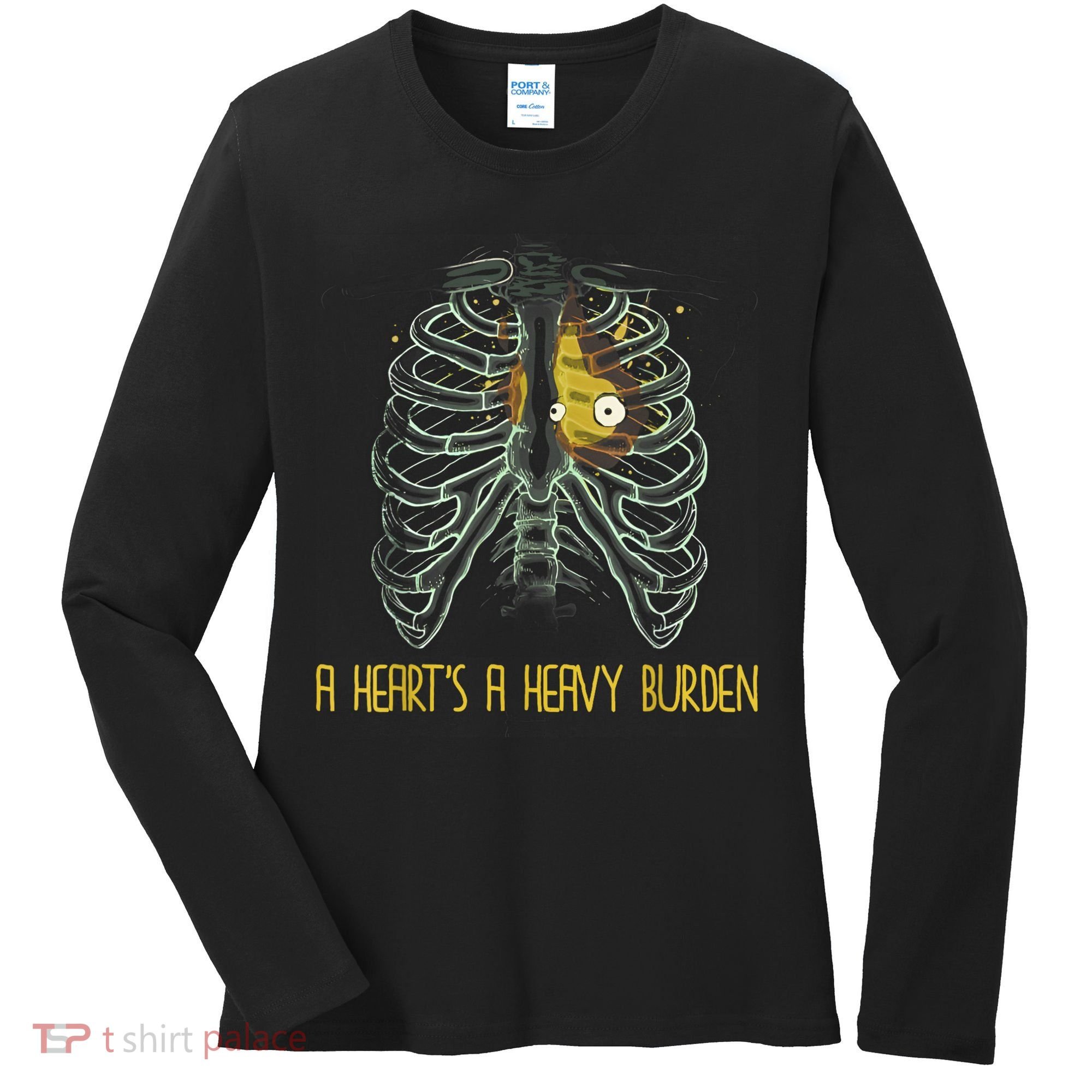 A HeartS A Heavy Burden Women's Long Sleeve Shirt