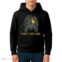A HeartS A Heavy Burden Kids Hoodie thumb 4
