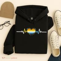 Aroace Heartbeat Aroace Pride Hoodie thumb 4