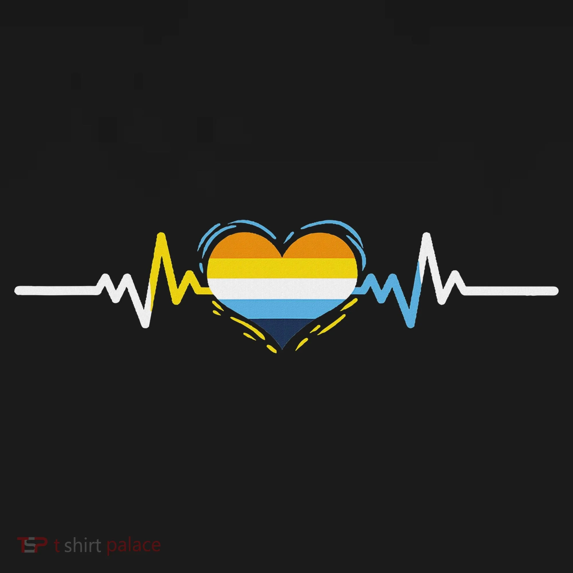 Aroace Heartbeat Aroace Pride Hoodie