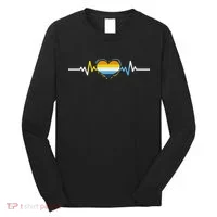 Aroace Heartbeat Aroace Pride Long Sleeve Shirt thumb 0