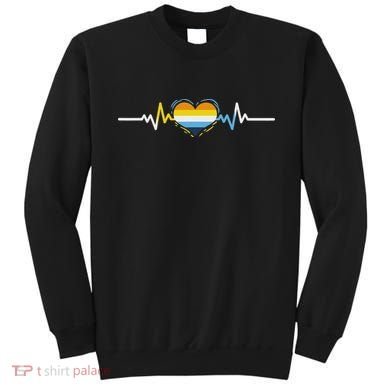 Aroace Heartbeat Aroace Pride Sweatshirt