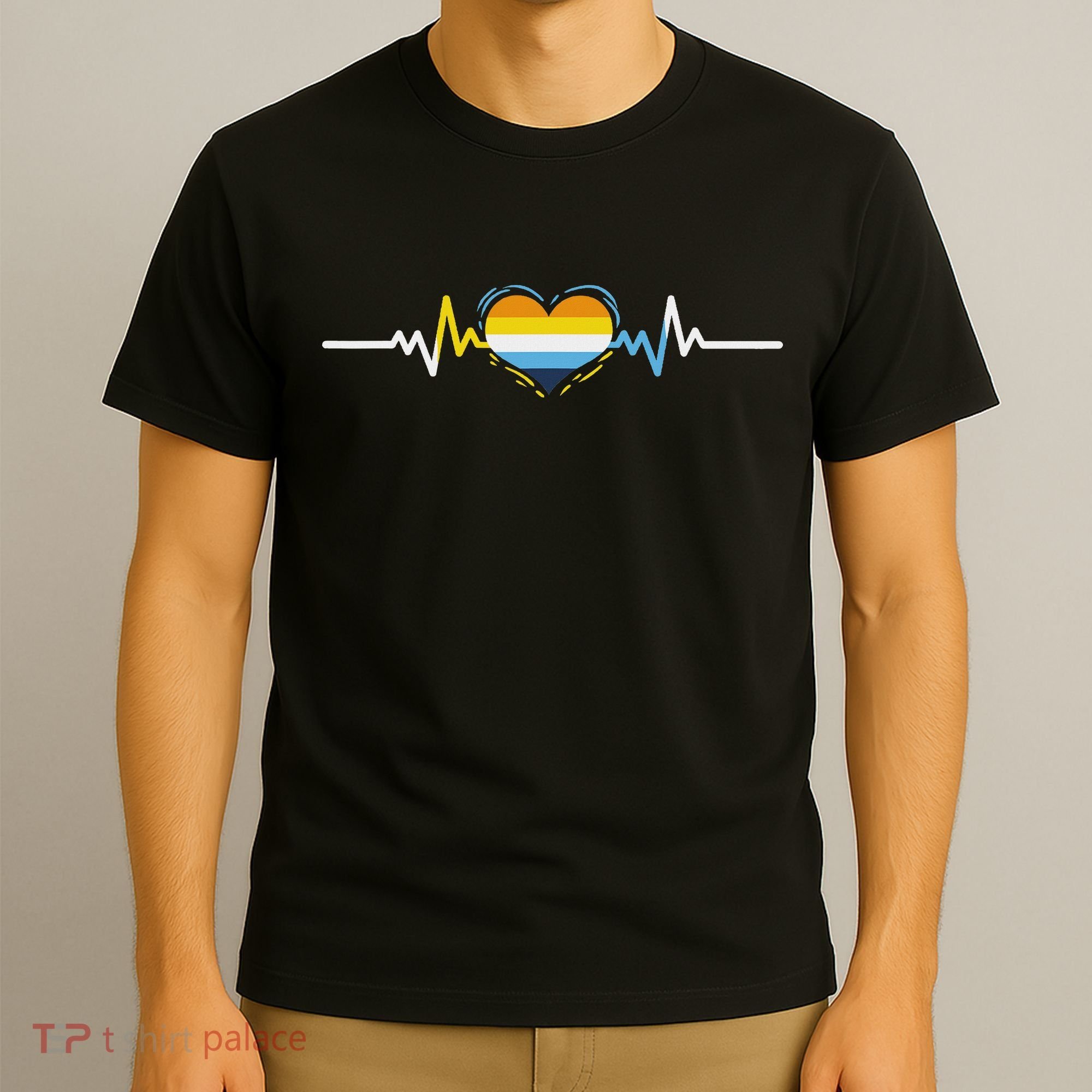 Aroace Heartbeat Aroace Pride T-Shirt