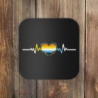 Aroace Heartbeat Aroace Pride Coaster thumb 0