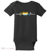 Aroace Heartbeat Aroace Pride Baby Bodysuit thumb 0