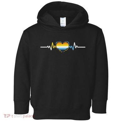 Aroace Heartbeat Aroace Pride Toddler Hoodie