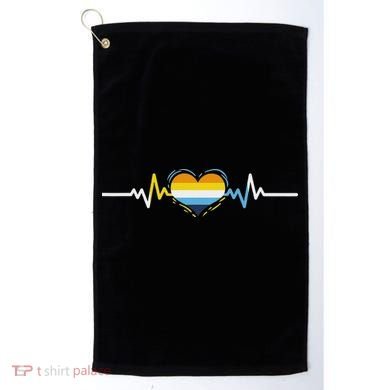 Aroace Heartbeat Aroace Pride Golf Towel