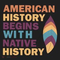 American History Begins With Native History Women's Sweatshirt thumb 2