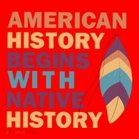 American History Begins With Native History Santa Hat thumb 1