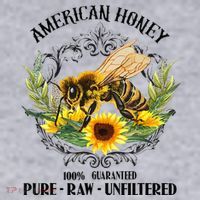 American Honey Bee Funny Beekeeping Gift For Beekeeper Women's Sweatshirt thumb 2