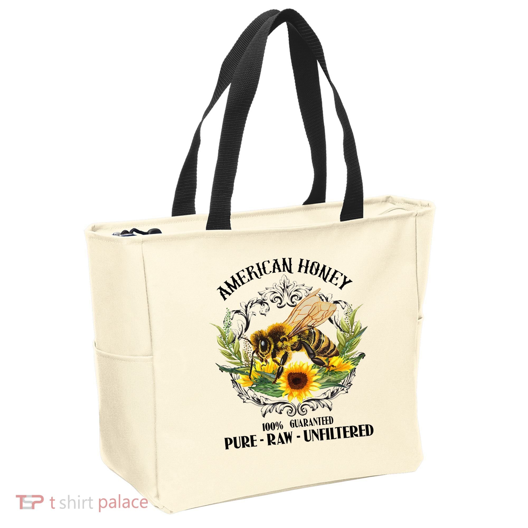 American Honey Bee Funny Beekeeping Gift For Beekeeper Tote Bag