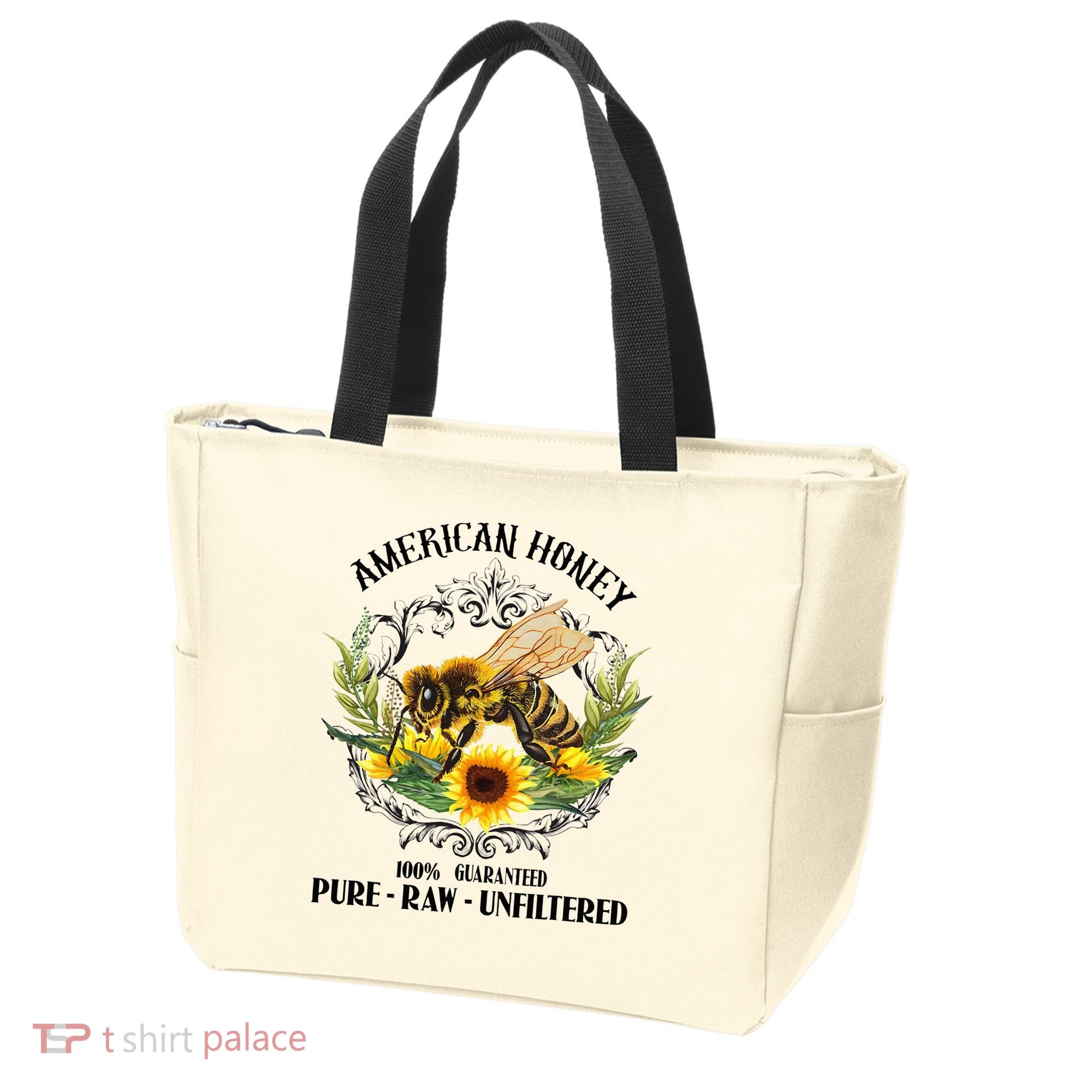 American Honey Bee Funny Beekeeping Gift For Beekeeper Tote Bag