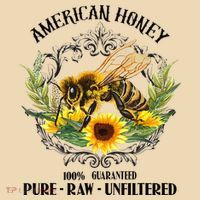 American Honey Bee Funny Beekeeping Gift For Beekeeper Tote Bag thumb 4