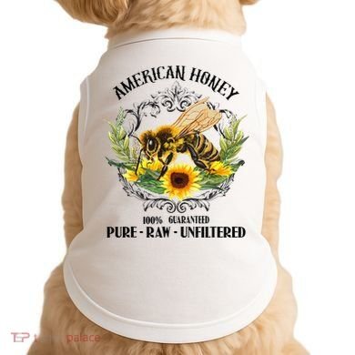American Honey Bee Funny Beekeeping Gift For Beekeeper Doggie Tank