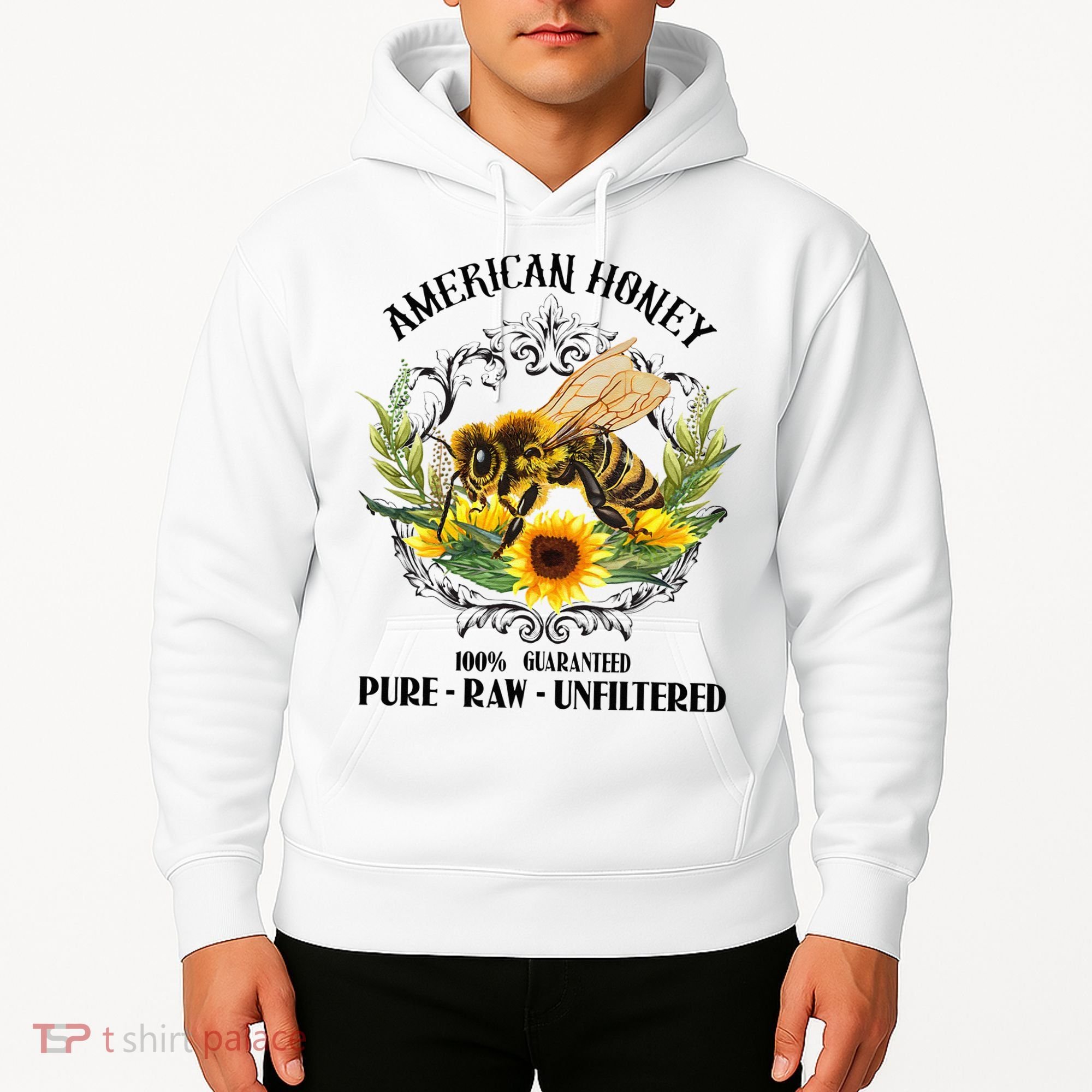 American Honey Bee Funny Beekeeping Gift For Beekeeper Hoodie