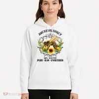 American Honey Bee Funny Beekeeping Gift For Beekeeper Hoodie thumb 5