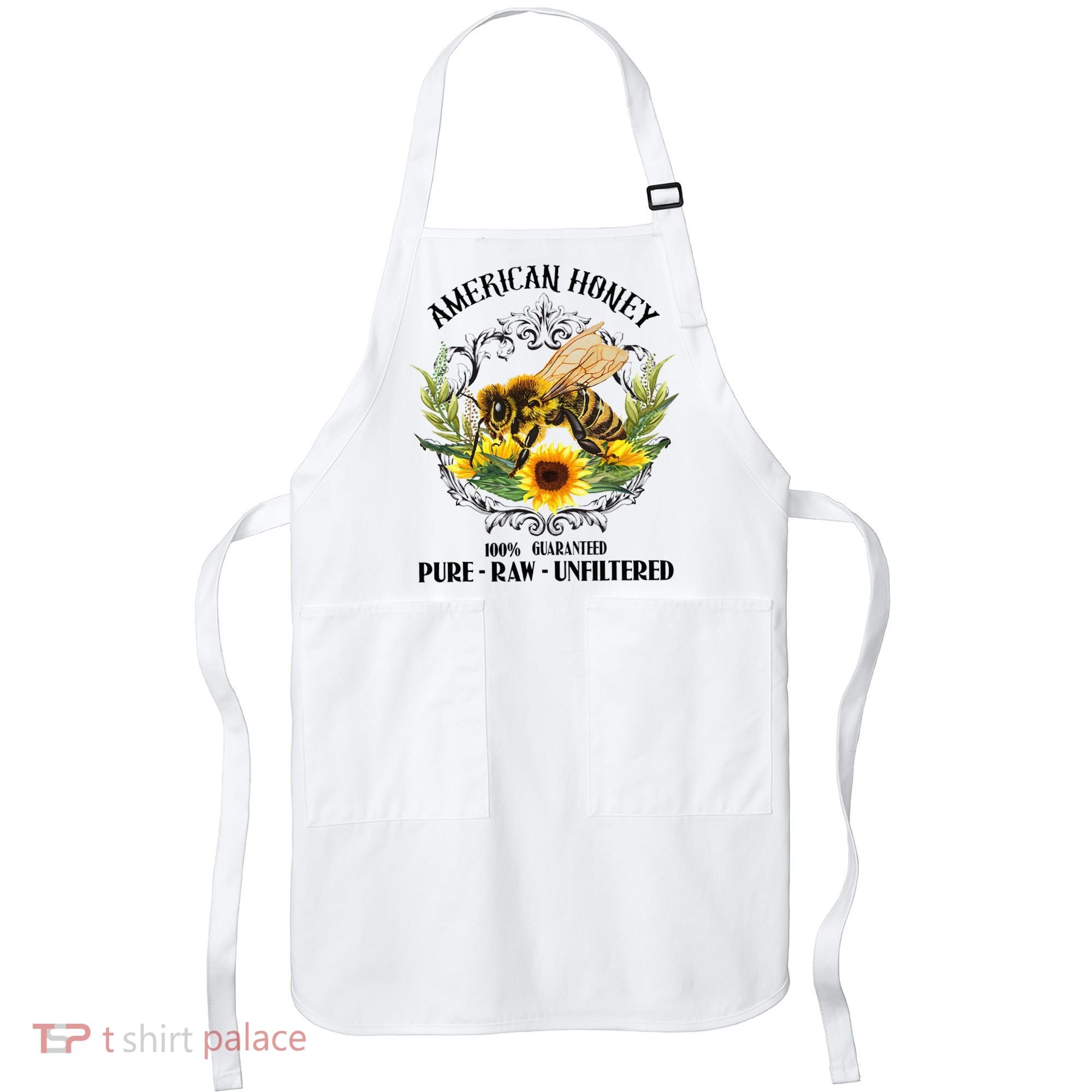 American Honey Bee Funny Beekeeping Gift For Beekeeper Apron